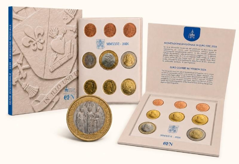 Le�n XIV recupera la efigie del Papa en los euros vaticanos