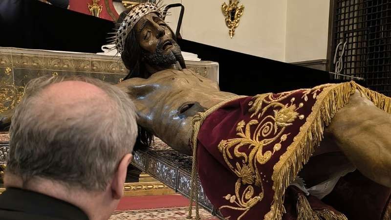 Granada sacar� en procesi�n de rogativas al Cristo de San Agust�n, Protector de la Ciudad, ante la serie s�smica