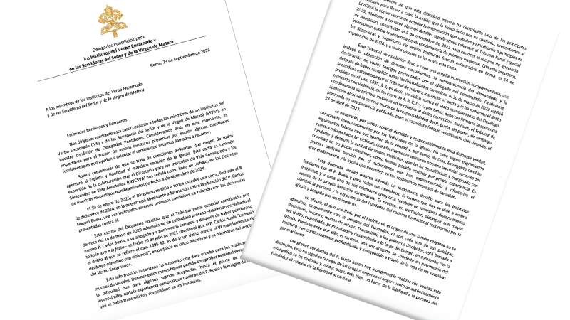 Los delegados pontificios del IVE aclaran la responsabilidad de Buela para �restablecer la verdad� ante quienes resultaron perjudicados