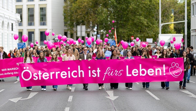 M�s de 3.000 personas en la Marcha por la Vida de Viena